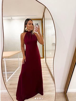 Vestido longo Zara