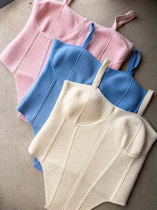 Modal Cropped forma Corselt