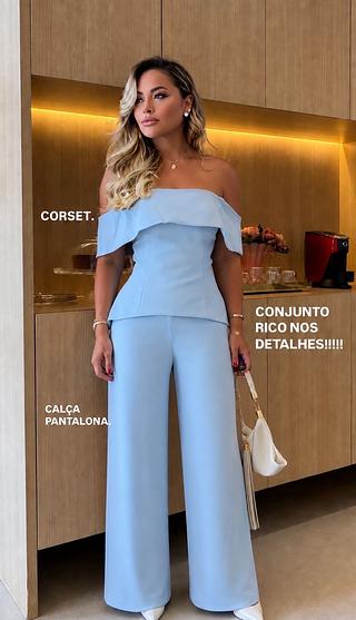 Conjunto alfaiataria Ciganinha Marrantt ( Pré venda )